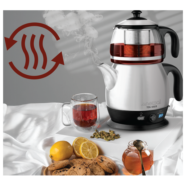  Newal TEA-5503 - Electric Tea Maker - 3L - 2200W - Stainless Steel 