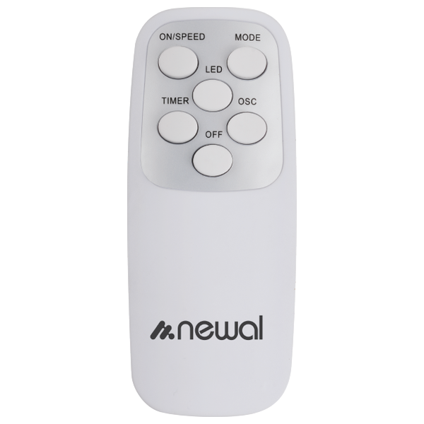  Newal FAN-349 - Wall Fan - 70W - 3 Speed - Remote Control - 2 Pieces - White 