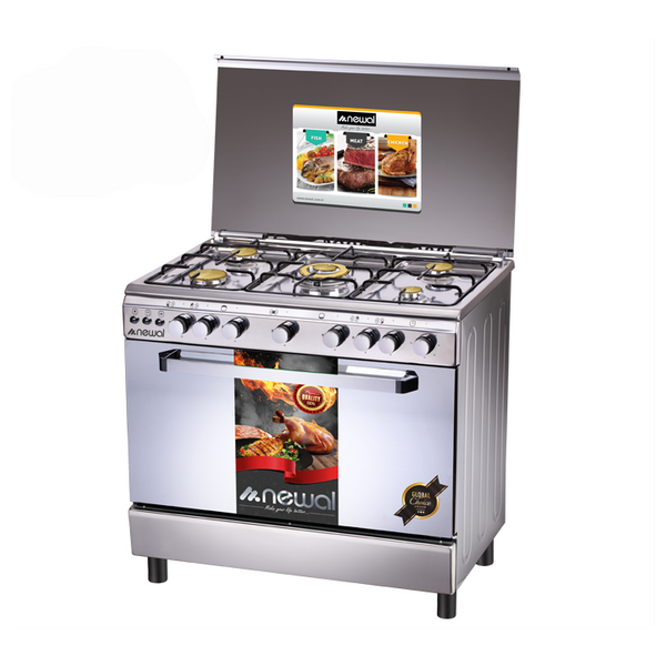  طباخ نوال غازي - 5 مشاعل - FSO-1099/05 - سلفر 