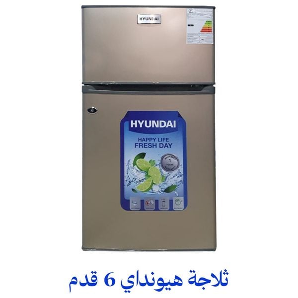  ثلاجة هيونداي بابين - 6 قدم - HBM600 - ذهبي 