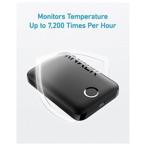  شاحن محمول وايرليس انكر - 4971 - 5000mah - اسود 