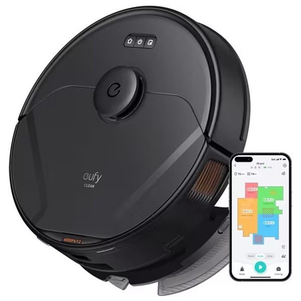  Anker Eufy Clean X8 Pro - Robot Vacuum Cleaner - Black 
