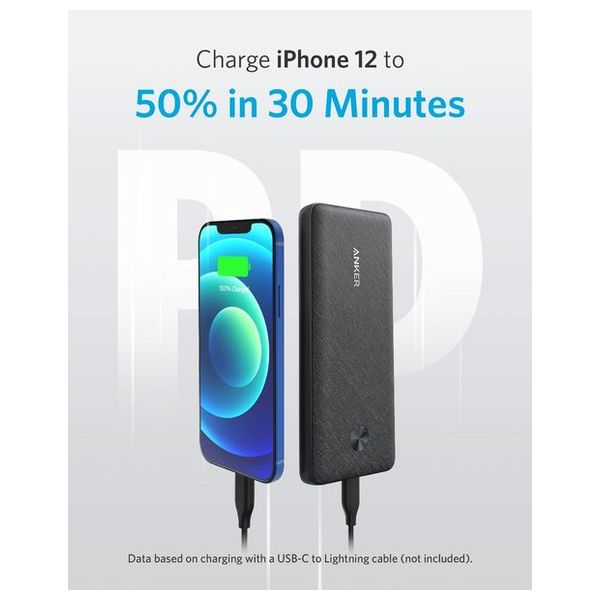  شاحن محمول انكر - 4913 - 10000mah - اسود 