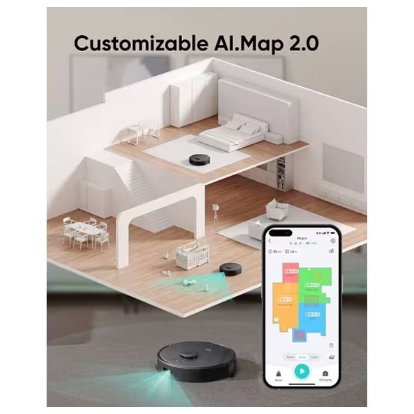  Anker Eufy Clean X8 Pro - Robot Vacuum Cleaner - Black 
