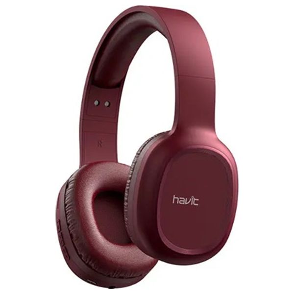 سماعة بلوتوث حول الاذن هافيت - H2590BT PRO - احمر