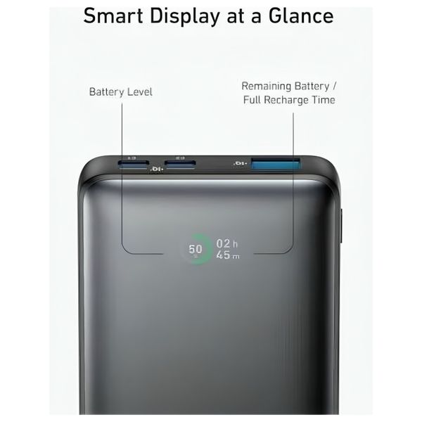  Anker A1249H61 - 10000mAh - Power Bank - Black 