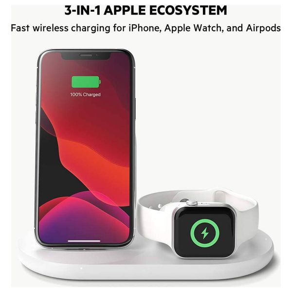  Belkin WIZ001myWH - Wireless Charger - White 