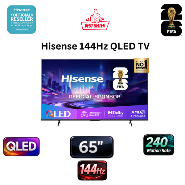  Hisense 65Q71Q - 65 Inch - 4K - QLED - 144Hz - VIDAA - Black 