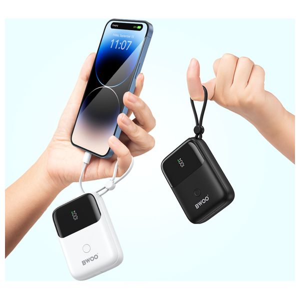  BWOO BO-P61 - Power Bank - 10000mAh - 22.5W - White 