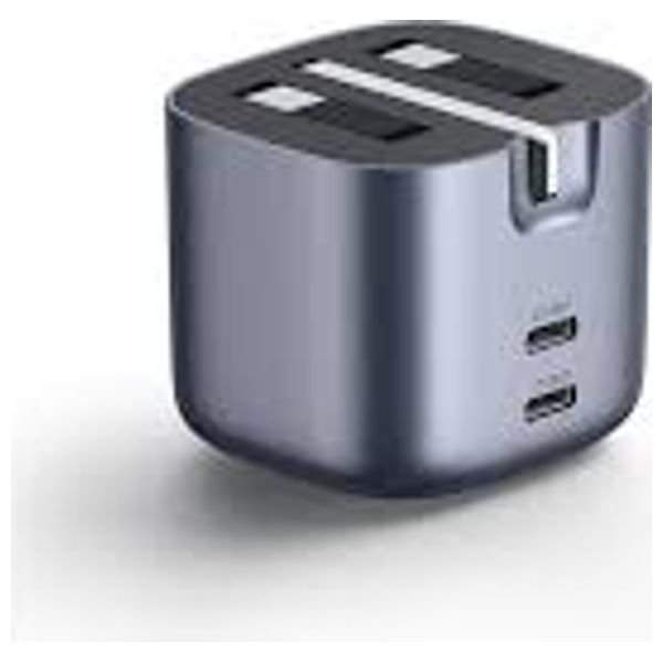 شاحن يوجرين - 45 واط - بمنفذين - Nexode - اسود