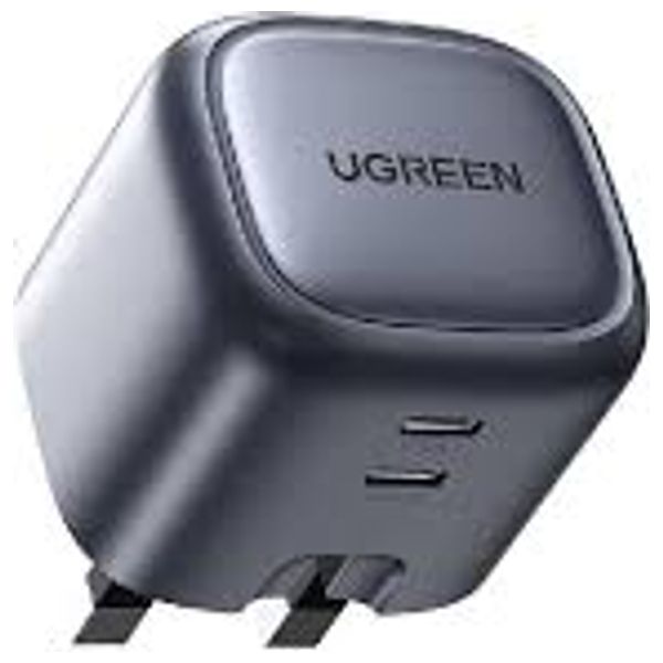 شاحن يوجرين - 45 واط - بمنفذين - Nexode - اسود