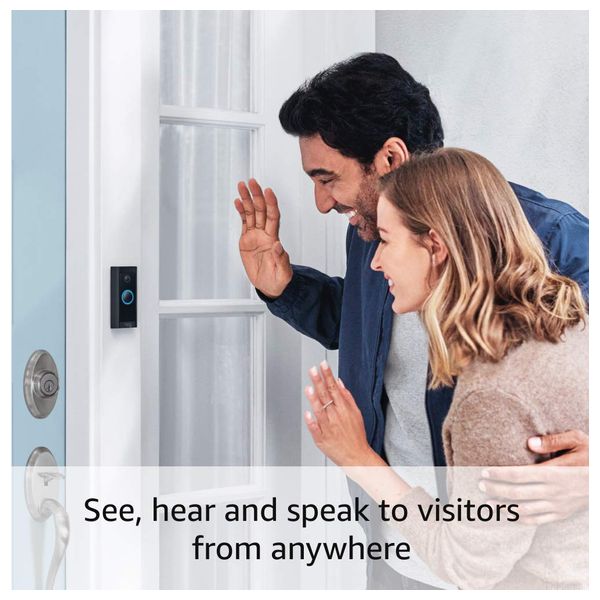  Amazon Ring Video Doorbell Wired - Smart Doorbell - Black 