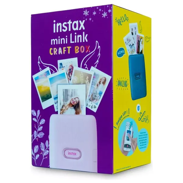 طابعة صور انستاكس - Mini Link Craft Box - ازرق