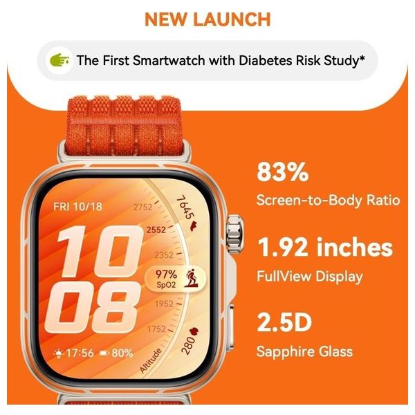  Huawei Watch Fit 5 Pro - 1.92-inch, LTPO AMOLED, 3000 nits - Battery Up to 10 days - 5 ATM 