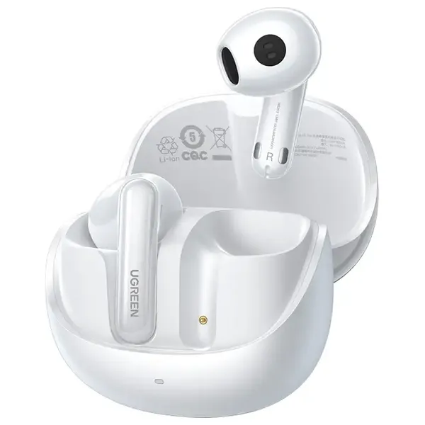 سماعة بلوتوث داخل الاذن يوجرين - H6 PRO - بطارية تعمل لمدة 30 ساعة - الغاء الضوضاء - ابيض