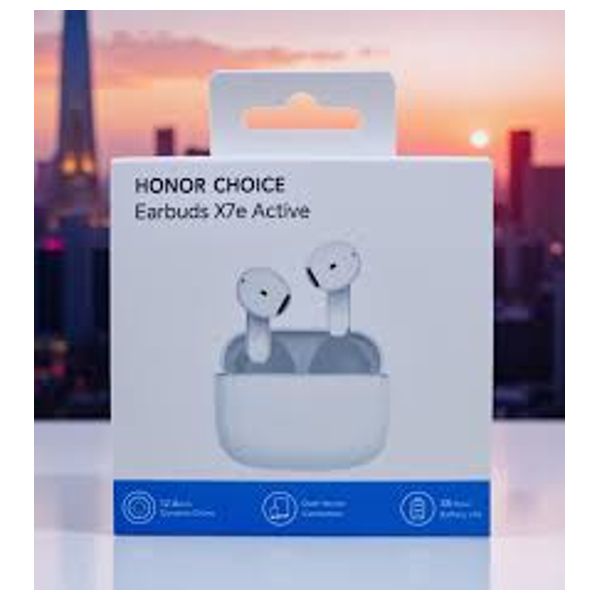  Honor Choice Earbuds X7e Active - In-Ear Headphones - 38 Hours - IP54 - Bluetooth 5.4 - White 