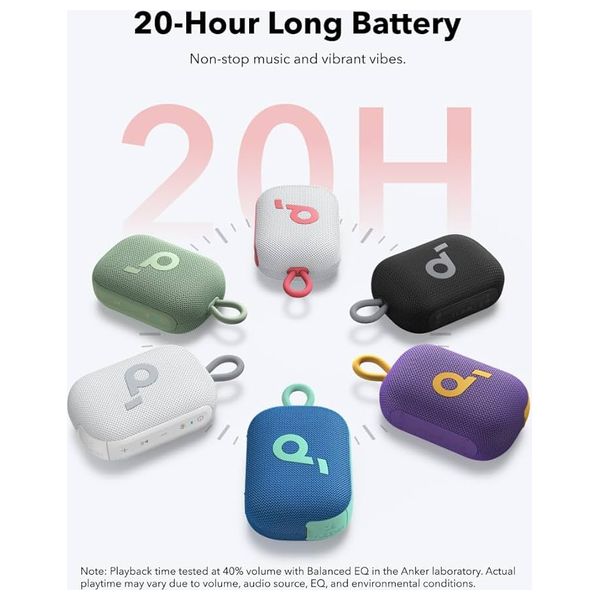  Anker Soundcore Select 4 Go - Bluetooth Speaker - Battery Life Up to 20 hours on a single charge - IP67 rating, water and dust resistant - Purple 
