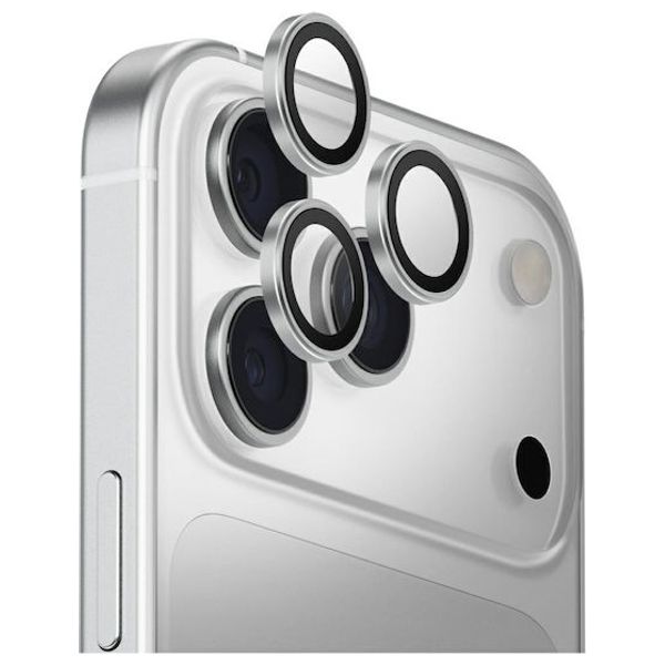 UNIQ Optix - Camera Lens Protector - For iPhone 17 Pro / 17 Pro Max - Silver