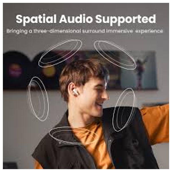 سماعة بلوتوث داخل الاذن يوجرين - H6 PRO - بطارية تعمل لمدة 30 ساعة - الغاء الضوضاء - ابيض