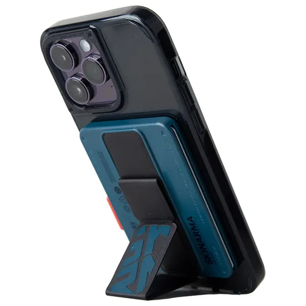 Skinnarma - Magnetic Card Holder with Grip Stand - Red