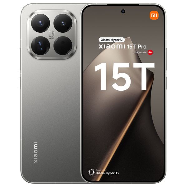 شاومي 15T برو - دبل سيم - 6.83 انج 144 هيرتز اموليد - ميدياتك دايمنسيتي 9400+ (3nm) - بحجم بطارية 5500 مللي امبير 