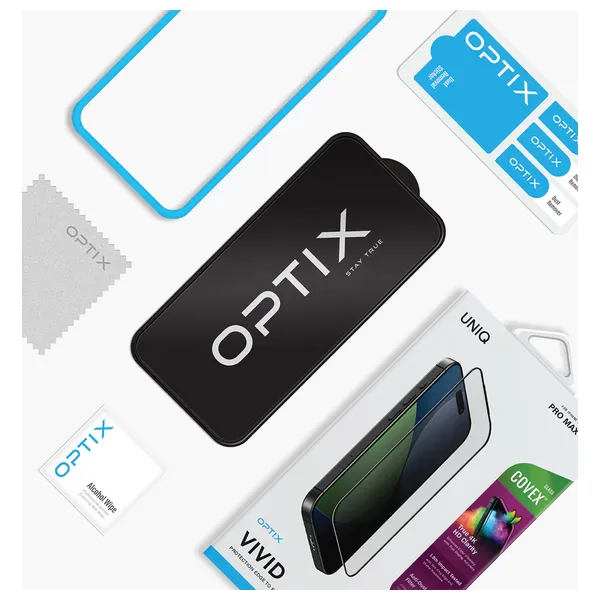 UNIQ - Screen Protector For iPhone 17 AIR  - Reduces fingerprints on the surface - Transparent