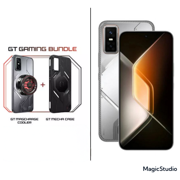  Infinix GT-30-PRO - Dual SIM - 256/12GB - Gray + GT Mecha Case & GT Magcharge Cooler 