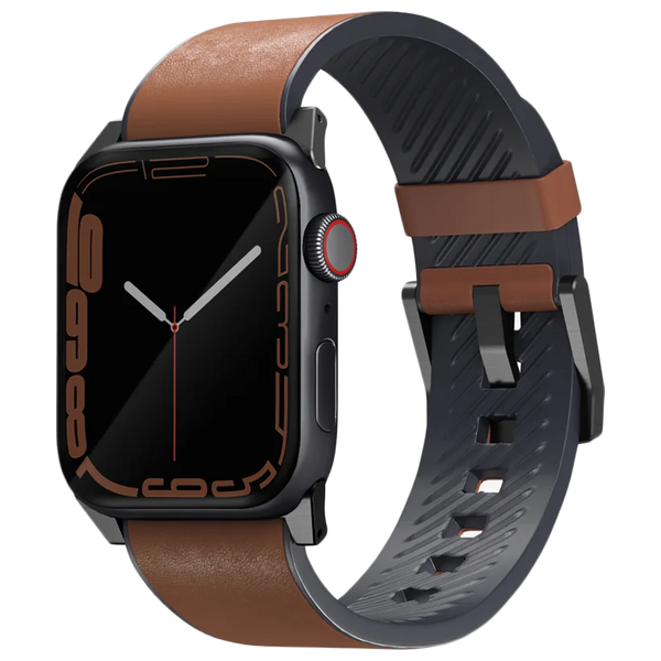 UNIQ Straden – Leather Waterproof Apple Watch Strap – Brown