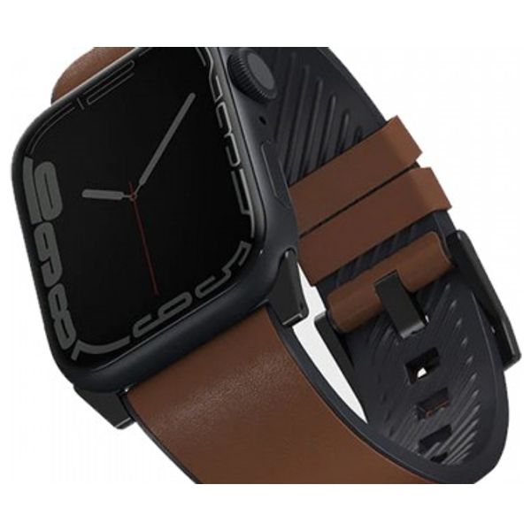 UNIQ Straden – Leather Waterproof Apple Watch Strap – Brown