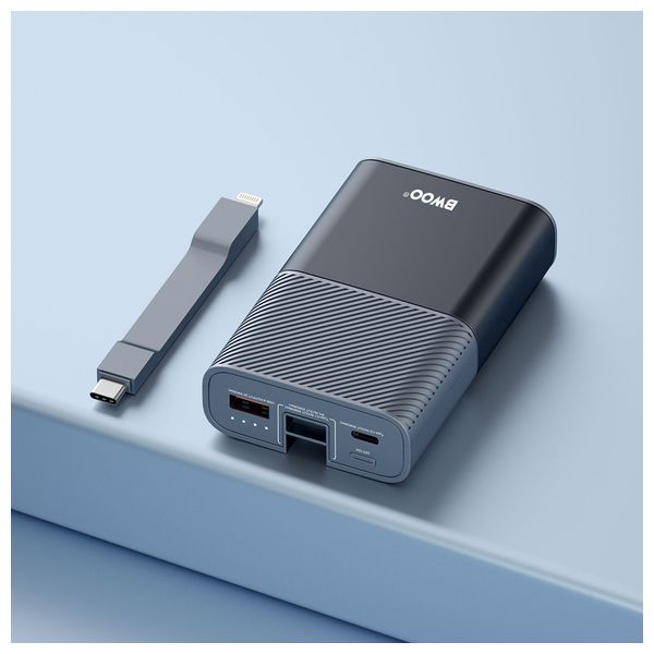  BWOO - Power Bank - 10000mAh - 30W - Black 