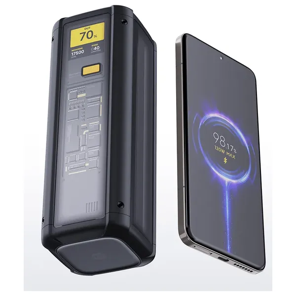  شاحن محمول شاومي - بطارية بحجم 25000 مللي امبير - بقوة 212 واط - اسود 