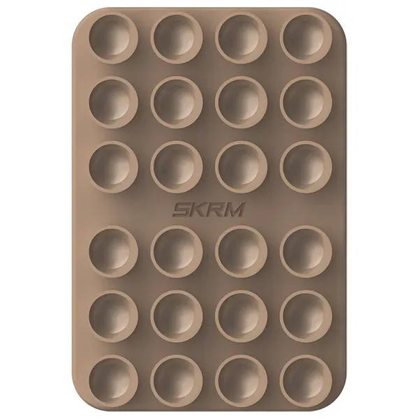  حامل موبايل سيليكون سكينارما - بني 