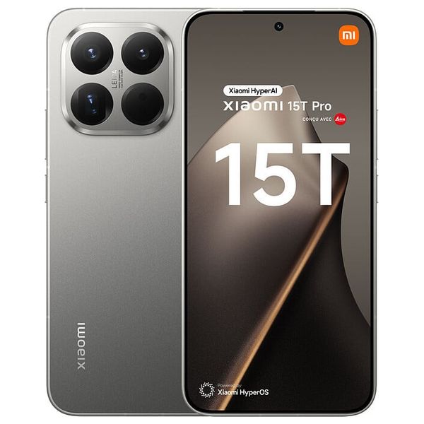 شاومي 15T برو - دبل سيم - 6.83 انج 144 هيرتز اموليد - ميدياتك دايمنسيتي 9400+ (3nm) - بحجم بطارية 5500 مللي امبير 