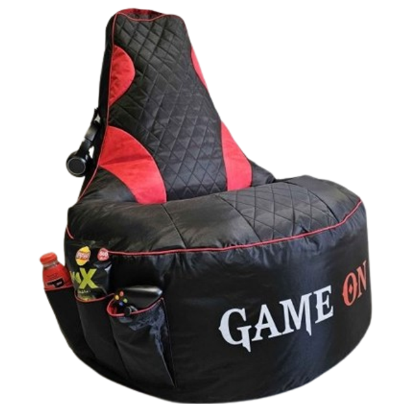  كرسي كوزي كيمينغ بين باج من قماش أوكسفورد - احمر 