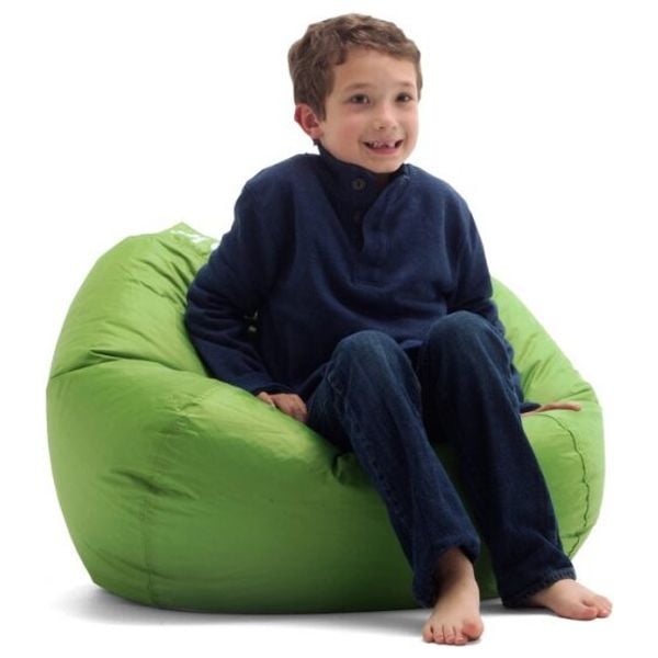  Cozy Oxford Fabric Dot Bean Bag Chair - Green 