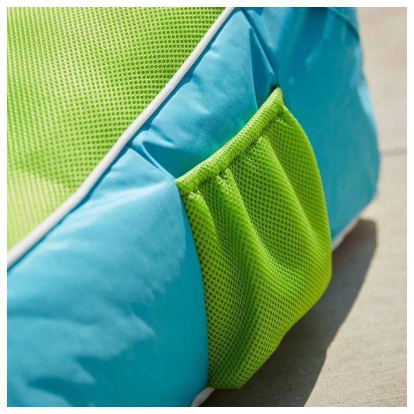  Cozy Mesh Fabric Captain Bean Bag Chair - Lime 