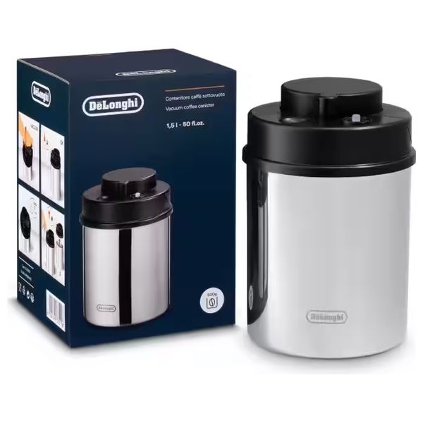  علبة قهوة مفرغة من الهواء ديلونجي - DLSC063 - سلفر 