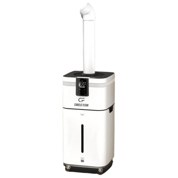  مرطب هواء سيركل فلو الذكي - سعة 30 لترًا - أقصى إنتاج للرذاذ 3000 مل/ساعة - أبيض 