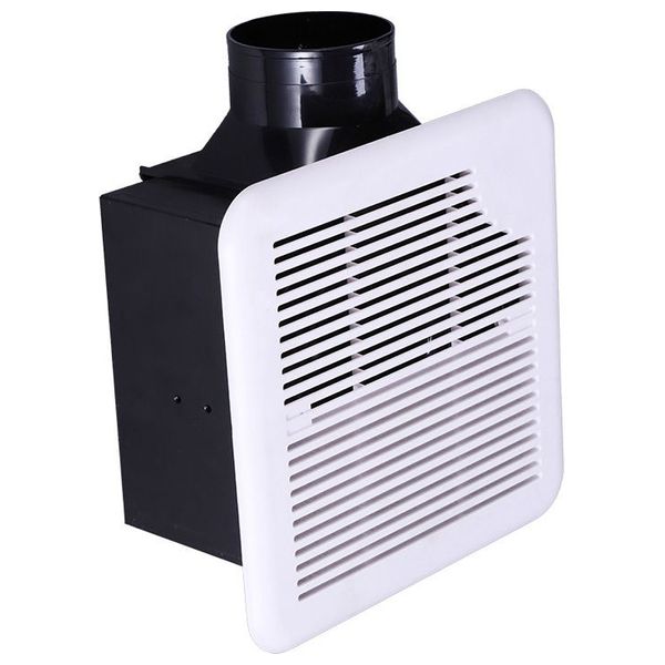  Green Breeze WaveMetalBPT10-11--S - Ceiling Exhaust Fan - White 