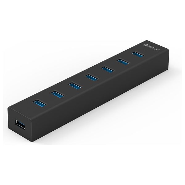  ORICO H7013-U3-V1-BK-BP - USB-C Hub - 7Port - Black 