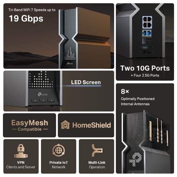  TP-LINK ARCHER BE800 - Router 