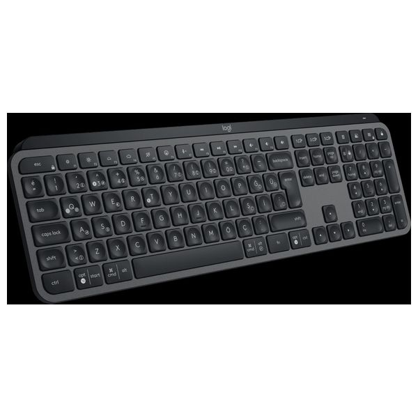 لوحة مفاتيح لاسلكي لوجيتك - Logitech MX Keys - اسود