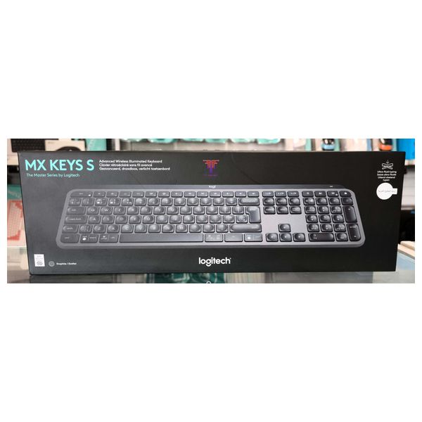 لوحة مفاتيح لاسلكي لوجيتك - Logitech MX Keys - اسود