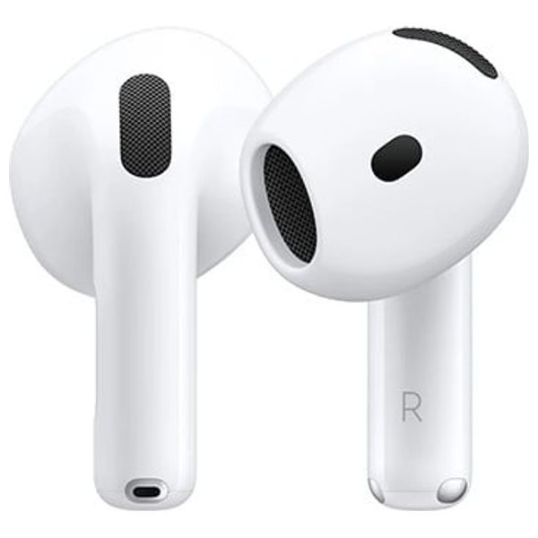  Apple AirPods 4 - In-Ear Headphones - 30 Hours Battery Life - IP54 Water and Dust Resistance - White 