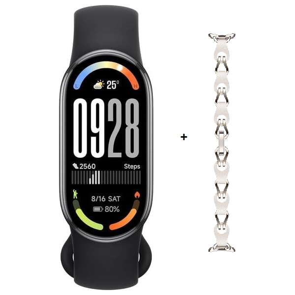 Xiaomi Smart Band 10 - Straps - 1.72 inch Amoled - 150+ modes - Black + FreeGift