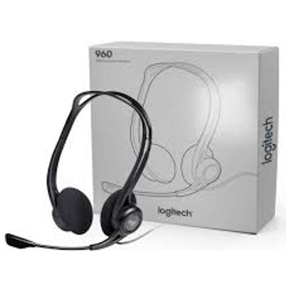  Logitech 960 - Over Ear Wired Headset - 2.4m - USB-A - Black 