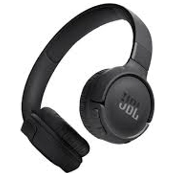 سماعة رأس لاسلكية على الأذن من JBL طراز T520 - اللون الأسود