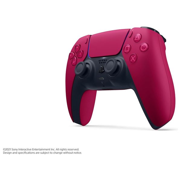 وحدة تحكم لاسلكية سوني - لجهاز PS5 و PC/Mac - ميزات Haptic Feedback و Adaptive Triggers - مايكروفون مدمج - احمر