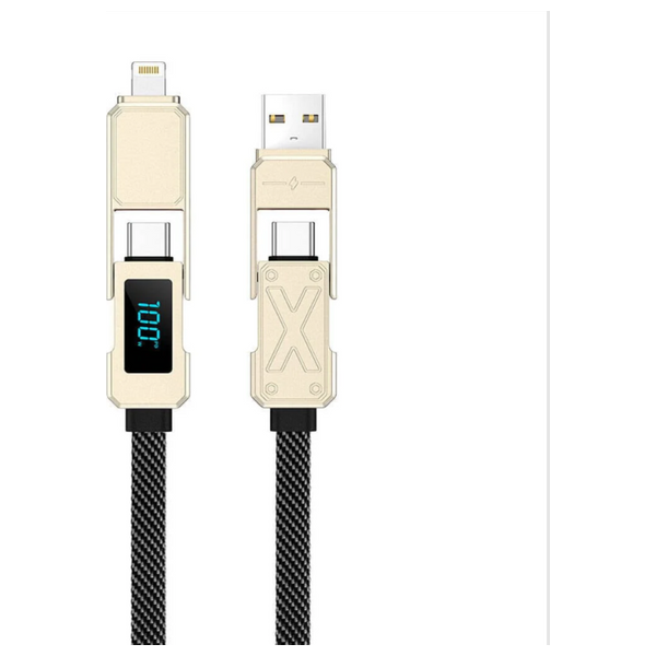 WiWU 4-in-1 Charging Cable - Black