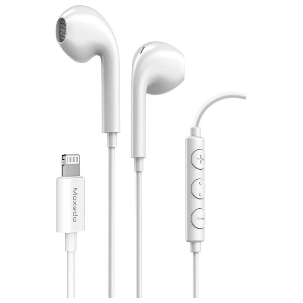 سماعة داخل الاذن موكسيدو - بطول 1.2 متر - جودة صوت ستيريو - ابيض